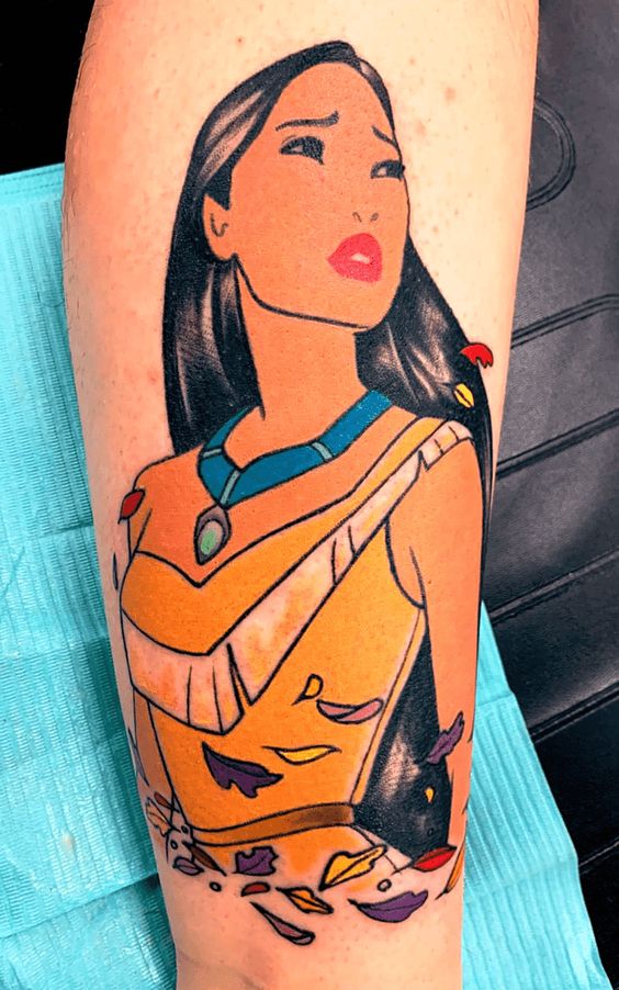Pocahontas Arm Band Tattoo 2023.