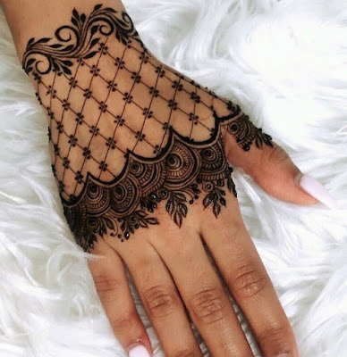 Gambar henna tangan pengantin