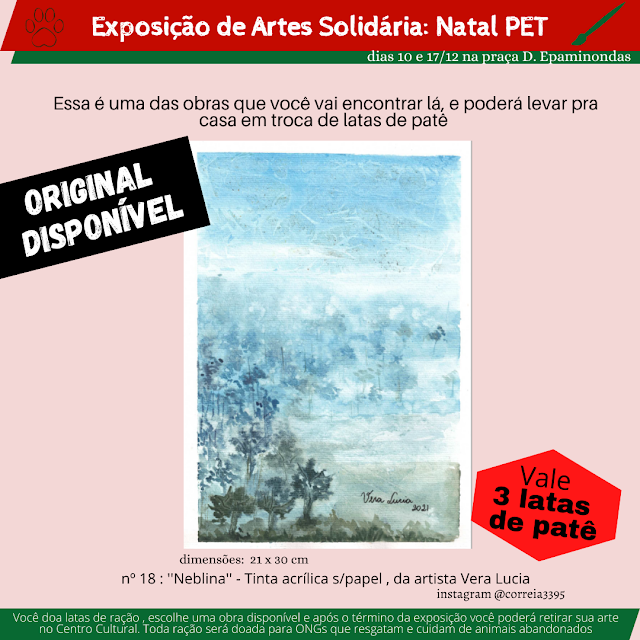 Exposição de Artes Solidária: Natal PET