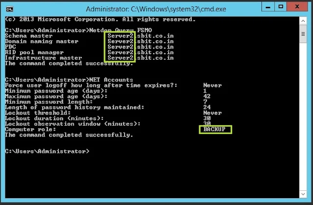 Promote ADC to DC (Domain Controller): CUI Mode, sbit online, sbitonline, subhash bhakt