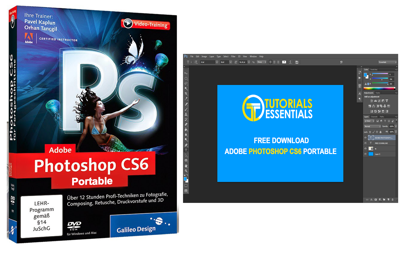 Download Adobe Photoshop Cs6 Portable Tutorials Essentials