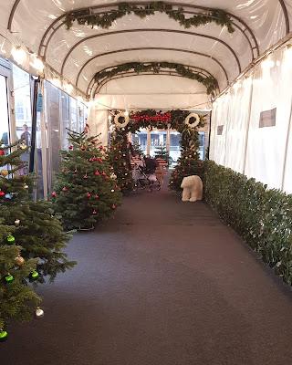 Manchester Ice Rink Viewing spectators room Media City Christmas 