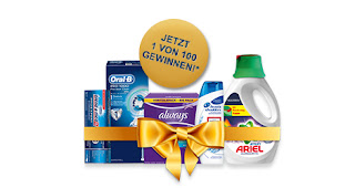  100 Pakete mit P&G-Produkten