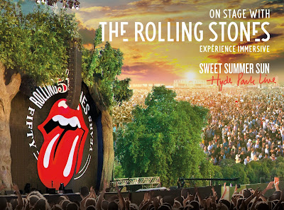 On stage with The rolling Stones, Experience immersive @ Hyde Park, Paris, Porte de versailles, Jusquà Fin Juillet