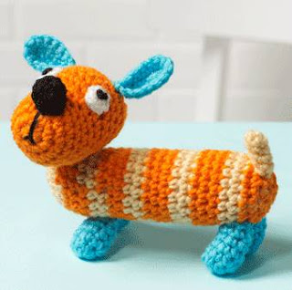 PATRON GRATIS PERRO AMIGURUMI 76