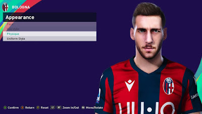 PES 2021 Faces Mattia Bani by Rachmad ABs