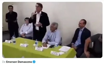 Bolsonaro discursando