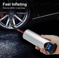 Cordless Portable Rechargeable Air Pump Tire Inflator for Car Bicycle
