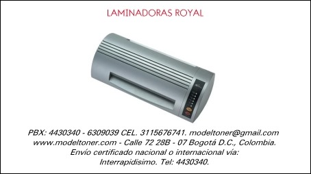 LAMINADORAS ROYAL