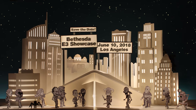 Bethesda anuncia showcase para E3 de 2018