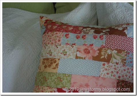 Butterscotch and Roses Pillow 2