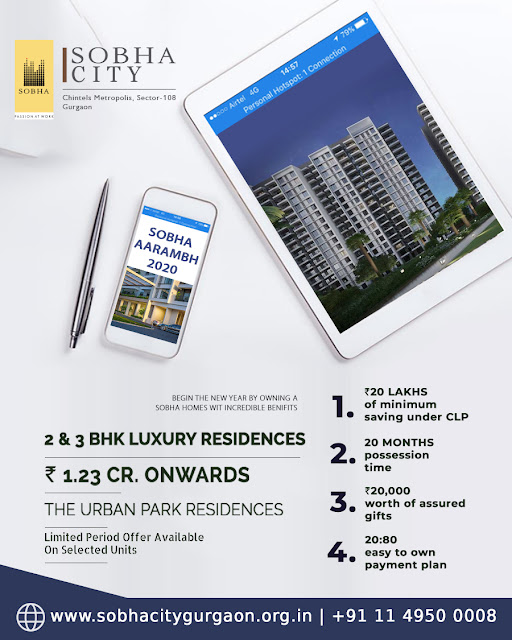  Buy 2 &  BHK Apartment with Sobha City Gurgaon