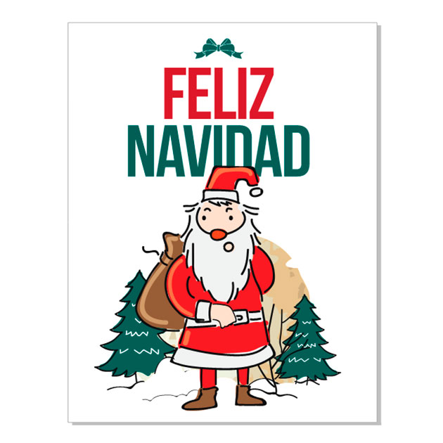 vectores de navidad Santa feliz navidad