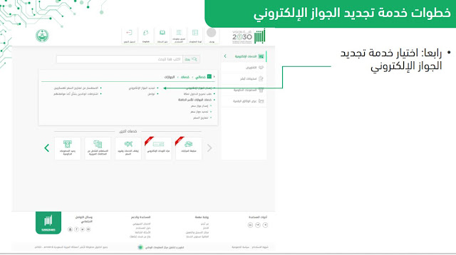 طريقة تجديد جواز السفر الإلكتروني عبر منصة أبشر