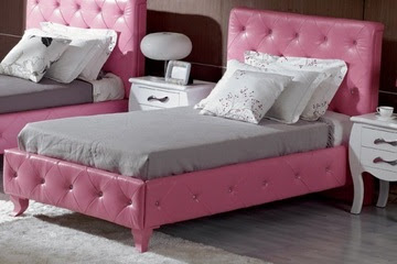 Pink Twin Beds