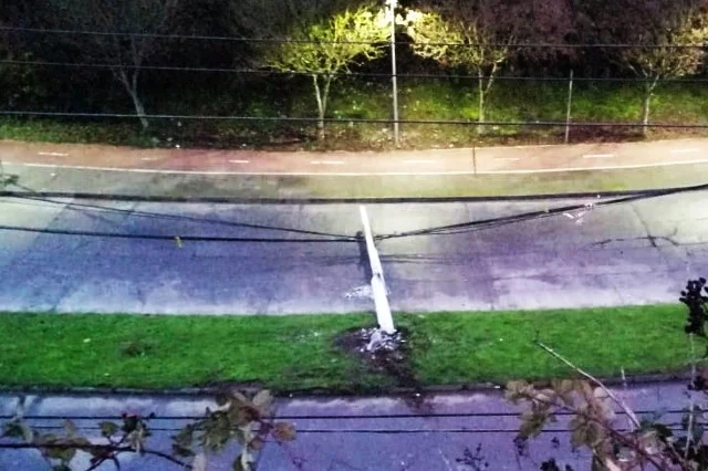 Osorno: Accidente vehicular en acceso a Ovejería