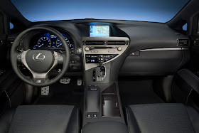 Interior view of 2013 Lexus RX 350 F Sport