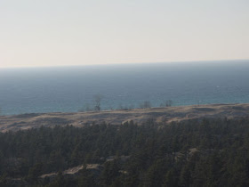 Lake Michigan from dunes