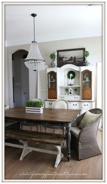 french farmhouse-pottery barn-chandelier-mia-suburban farmhouse dining room-from my front porch to yours