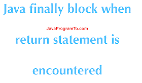 Finally Block: Will a finally block execute after a return statement in a method in Java?