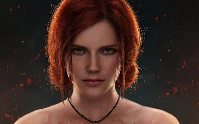 Papel de parede grátis Triss Merigold The Witcher para PC, Notebook, iPhone, Android e Tablet.