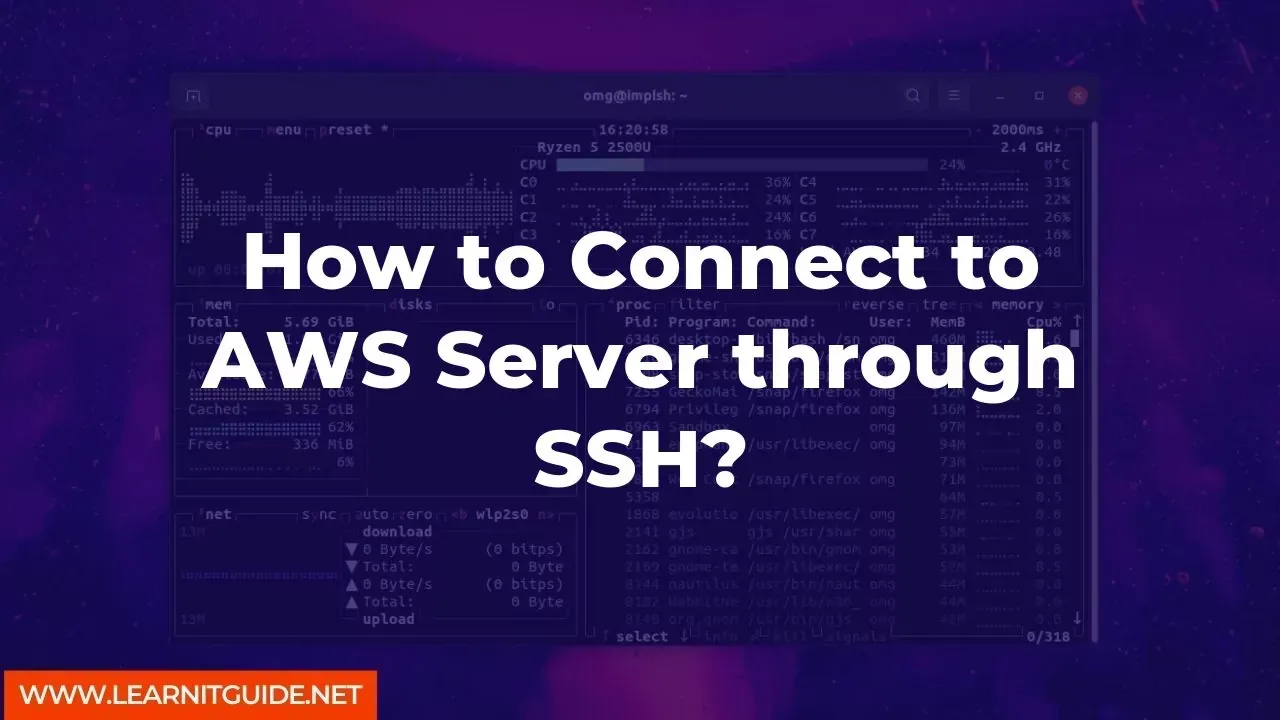 How to Connect to AWS Server through SSH