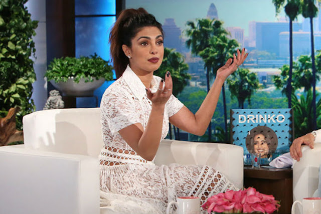 Priyanka Chopra Drinks a Tequila Shot on Ellen DeGeneres Show3