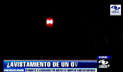 UFO Sightings Reported on Columbian News Channels 6-5-13