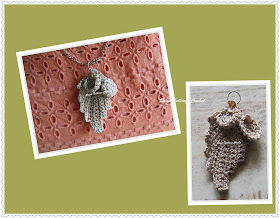 free crochet Irish lace pattern, leaf crochet pattern