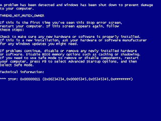 Cara mengatasi blue screen