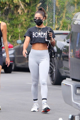 Vanessa Hudgens - In grey leggings10