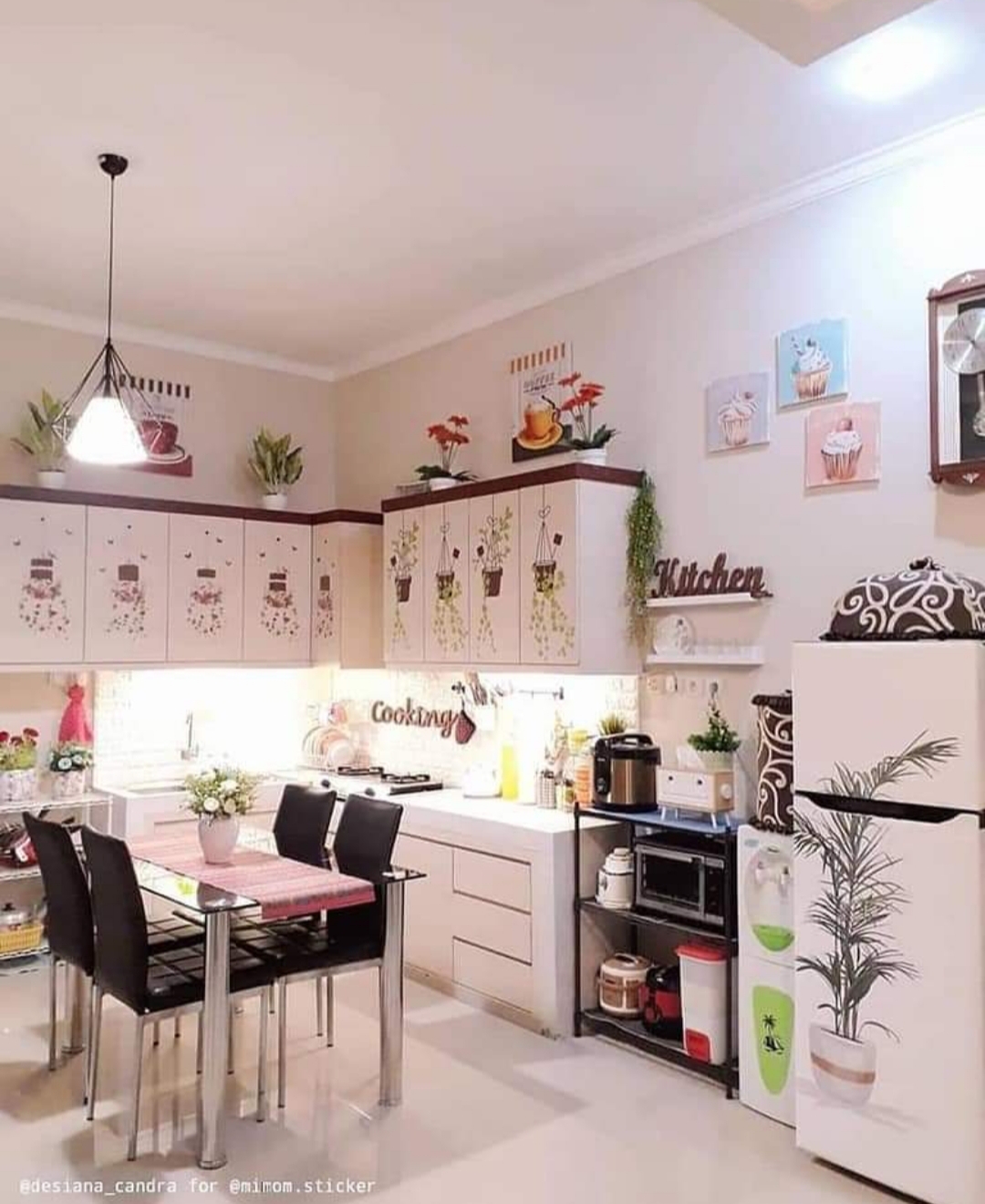 INSPIRASI DEKO  DAPUR  CANTIK DAN MENARIK   MAMA MASZULL  