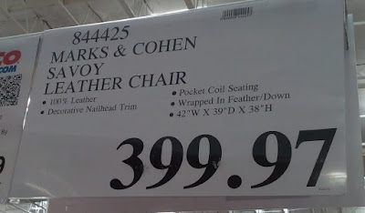 Deal for the Marks & Cohen Savoy Leather Chair at Costco