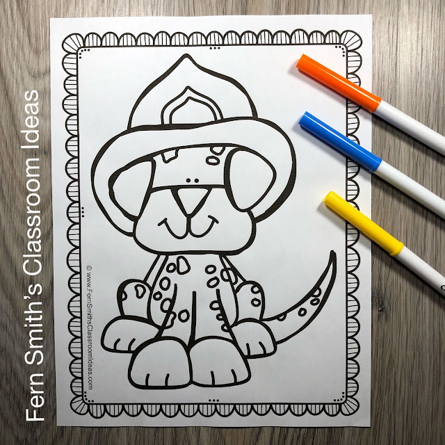 Click here to download this Fire Safety Coloring Pages Coloring Fun Coloring Book for YOUR CLASSROOM today!