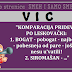 VIC: "KOMPARACIJA PRIDEVA PO LESKOVAČKI: 1. BOGAT - pobogat - najbogat - pobesneja od pare - još ga nesu u'vatili! 2. SIROMAŠAN -..."