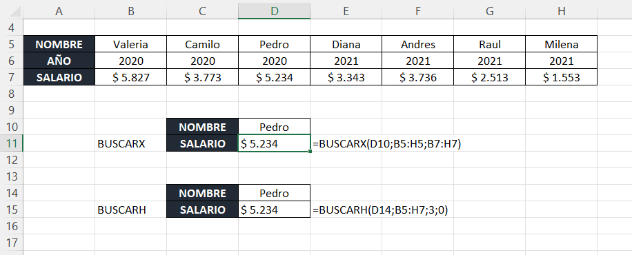 como usar la funcion buscarx en excel