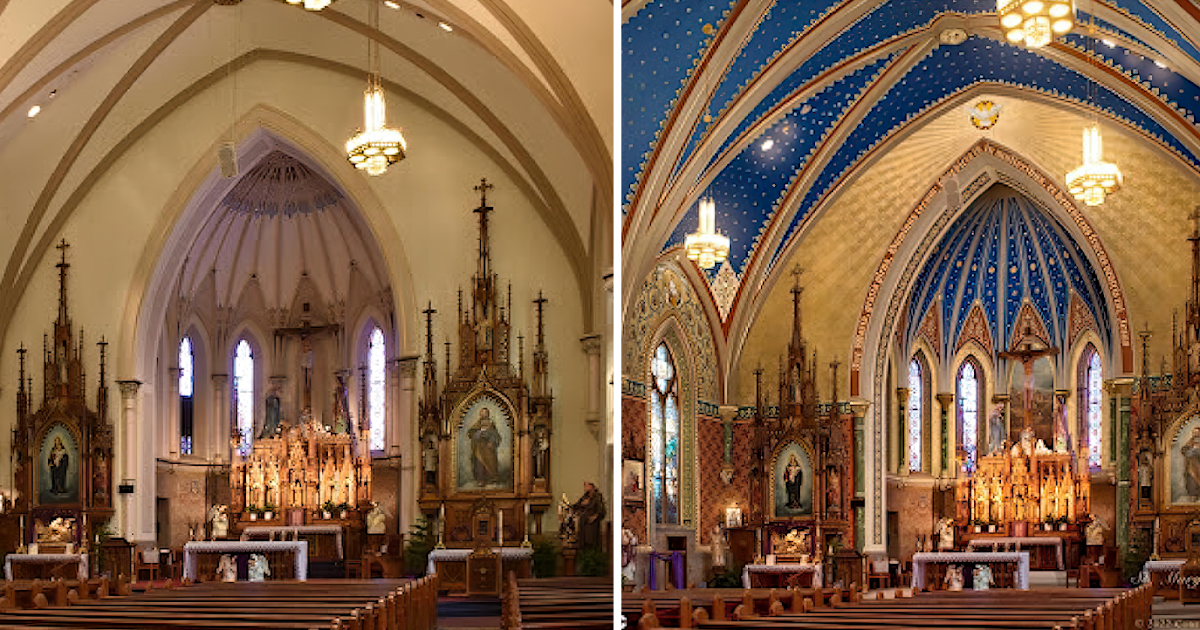 Liturgical Arts Journal: The Difference of an Interior Restoration: St. Mary's in Menasha, WI