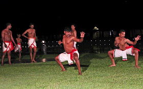 two men performing Kerala Martial Arts