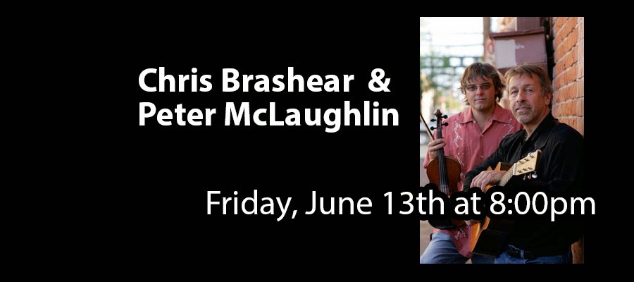 http://www.artscenterlive.org/events/chris-brashear-peter-mclaughlin/