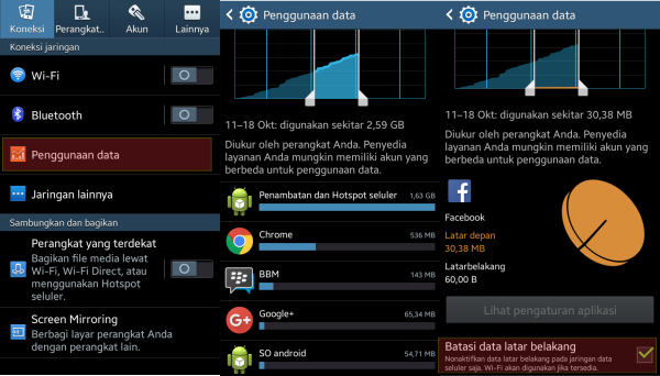 Batasi Penggunaan Data Pada Aplikasi Di Background