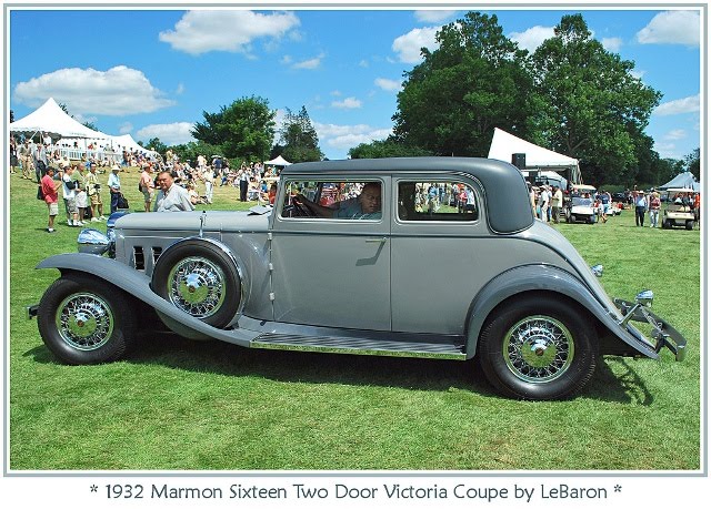 Solitary Dog Sculptor I: Cars: 1932 Marmon Sixteen 2-Door Victoria ...