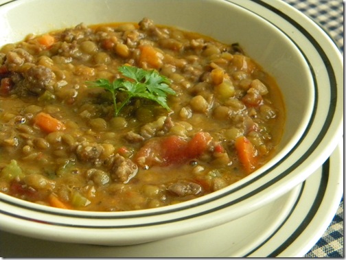 Lentil soup