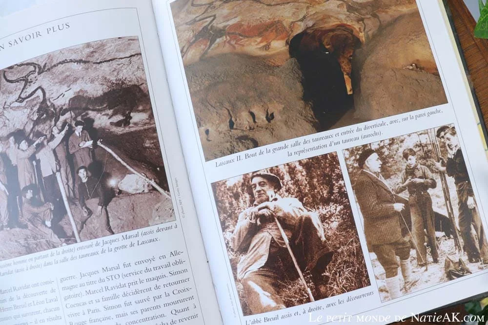 livre pour enfant expliquant qui a découvert la grotte de Lascaux