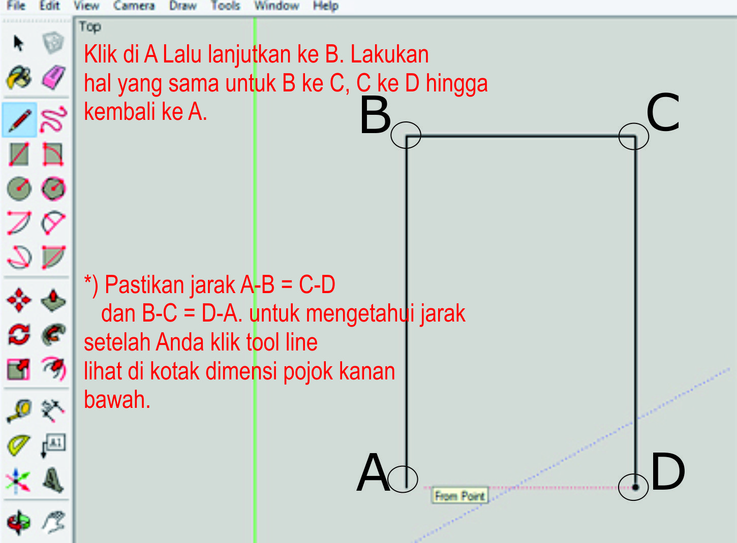 Tutorial SketchUp Cara Menggambar Model 3D Sederhana Belajar