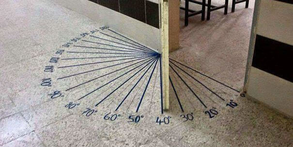 30 Extremely Intelligent School & University Ideas That Will Make You Jealous - This Door In A Math Classroom