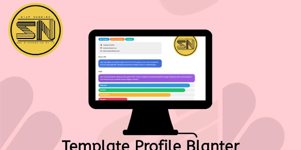 Template Profile Blanter Premium Blogger Free Download