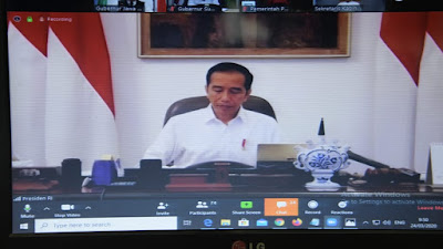Ratas Bersama Presiden Jokowi,  Emil :  Jabar Telah Sepakati Refocusing dan Realokasi APBD