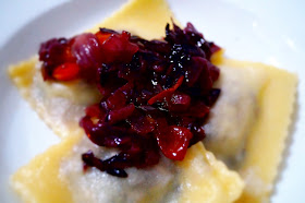 ricetta ravioli vegan radicchio