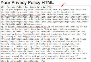 Cara Membuat Privacy Policy Blog Simpel dan Mudah