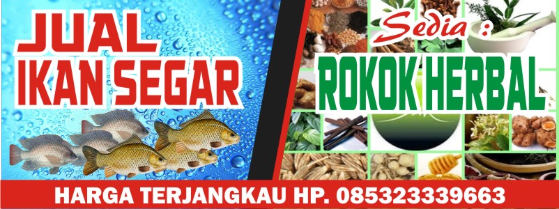 Contoh Spanduk  Jual Beli Ikan  desain  spanduk  kreatif